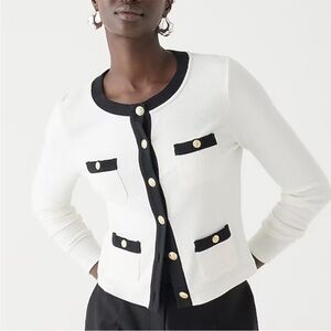 BOGO! J. Crew Vintage Rib Lady Jacket Ivory White Size XS